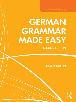 cover image of German Grammar Made Easy